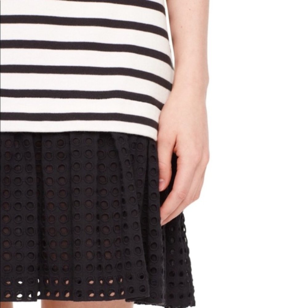 Kate Spade Broom Street Eyelet Stripe Dress | XS - Picture 2 of 5